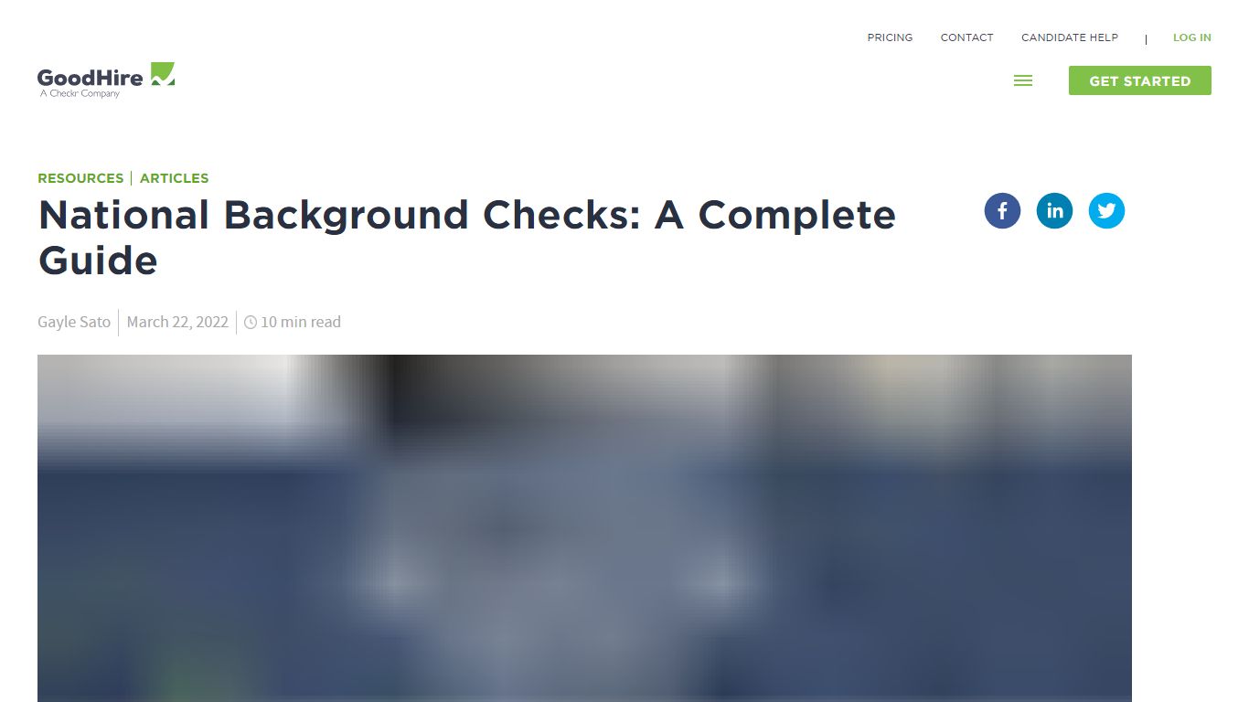 National Background Checks | GoodHire